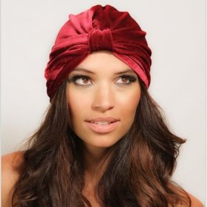 Velvet Oxblood Full Turban